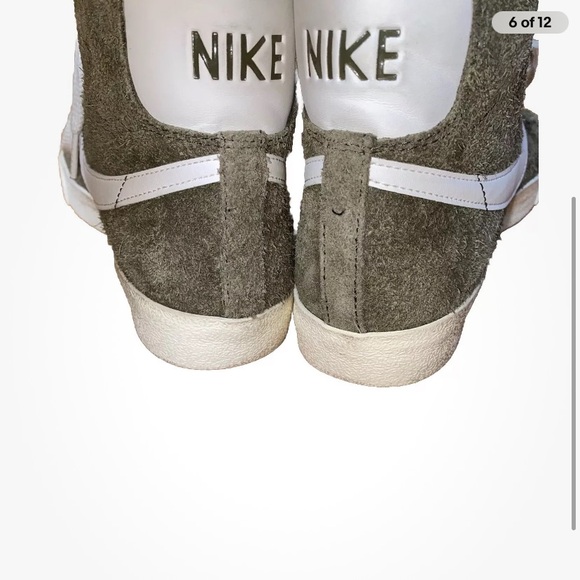 Nike Blazer Mid ‘77 vintage Men’s 9 Shoe Olive /Coconut - Picture 7 of 14